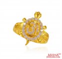 22 Kt Gold  Ladies Ring - Click here to buy online - 581 only..