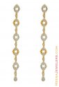 Long Fancy Earring ( 22k gold) - Click here to buy online - 1,872 only..