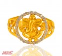 22 Kt Mens Ganesha Ring - Click here to buy online - 680 only..