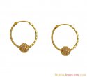 Gold Hoop Earrings - Click here to buy online - 381 only..