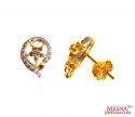 22kt Gold Earrings  - Click here to buy online - 537 only..