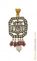 Gold Allah Pendant with Precious Stones - Click here to buy online - 682 only..