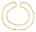 22Kt Gold Ladies White Tulsi Mala - Click here to buy online - 735 only..