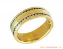 18K Gold Mens Diamond Band - Click here to buy online - 4,715 only..