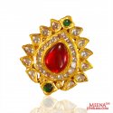 22K Gold Kudan Ring - Click here to buy online - 1,424 only..