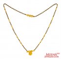 22k Yellow Gold Mangalsutra - Click here to buy online - 843 only..