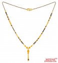 22Kt Gold  Mangalsutra Chain - Click here to buy online - 809 only..