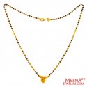 22k Gold Fancy Mangalsutra - Click here to buy online - 832 only..