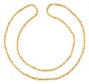  Gold  White Tulsi Mala 22K - Click here to buy online - 579 only..