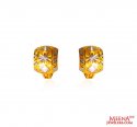 22Kt Gold Clip On Earrings - Click here to buy online - 501 only..