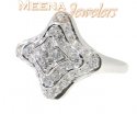 18K White Gold Ladies Ring - Click here to buy online - 719 only..