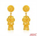 22K Gold Jhumka Earrings - Click here to buy online - 1,890 only..