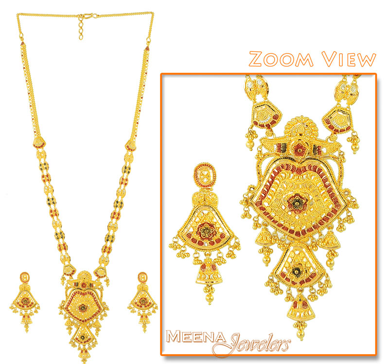 Gold Bridal Necklace Set ( Bridal Necklace Sets )