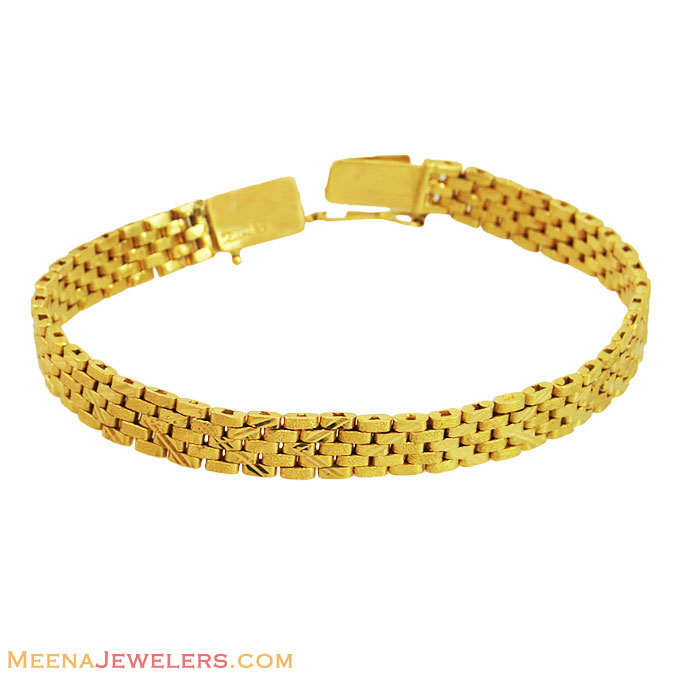 Mens bracelets gold 22k with price Clearance