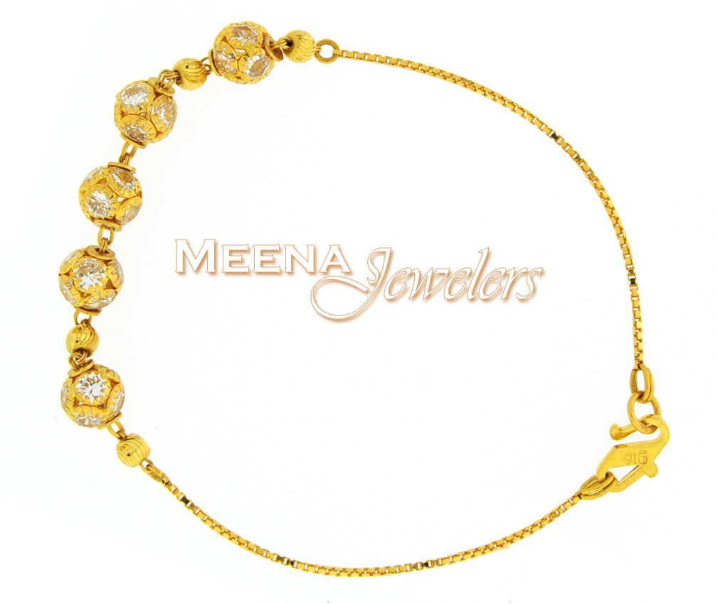 Ladies Bracelets on Meenajewelers Com Bracelets Ladies Bracelets 22kt Yellow Gold Bracelet