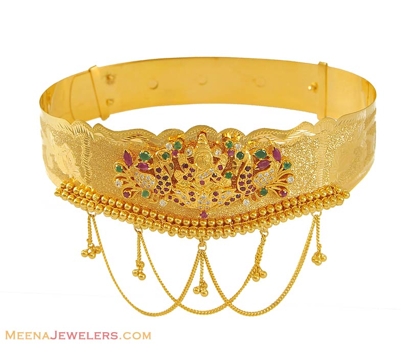Indian Gold Armlet (22K) MsBb8160 Gold baju bandh ( commonly known