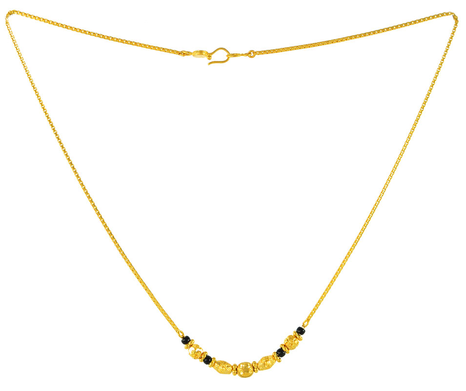 22Kt Gold MangalSutra (Mordern MangalSutra) ChMs2732 22Kt Gold
