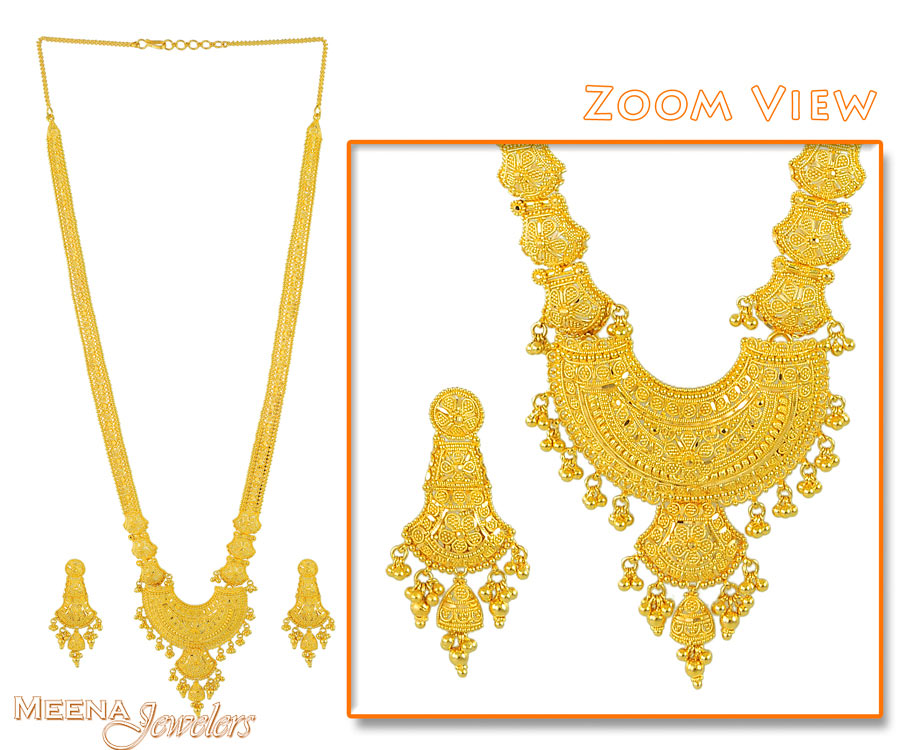 Indian Bridal Necklace Set StBr2623 Indian Bridal Necklace Set 22Kt Indian Bridal Necklace Set StBr2623 Indian Bridal Necklace Set 22Kt