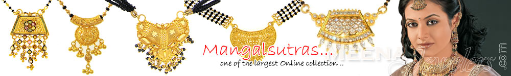 MangalSutra in 18K and 22Kt gold in different designs