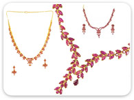 Sets (Ruby, Emerald, Sapphire) >  Ruby Necklace Sets > 