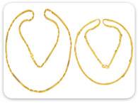 Necklace ( Chains) >  Plain Gold Chains > 
