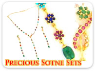 Sets (Necklace) >  Precious Stone Sets > 