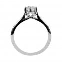  [ Diamond Rings > 18K White Gold Diamond Ladies Ring   ]