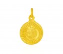 [ Ganesh, Laxmi and other God Pendants > 22k Gold reversible pendant  ]