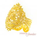 Gold Indian Filigree Ring - Click here to buy online - 235 only..