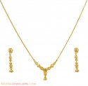 Light Necklace Set (22K Gold)