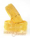 Click here to View - 22kt Gold Wide Bangle (Kada) 