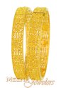 22Kt Gold Filigree Kadas - Click here to buy online - 1,727 only..