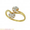 Ladies Fancy Floral Diamond Ring - Click here to buy online - 1,131 only..