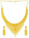 Click here to View - Filigree Gold Necklace Set 