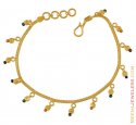 22k Gold Meenakari Bracelet - Click here to buy online - 297 only..