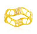 Cubic Zircon 22 Karat Gold Band - Click here to buy online - 272 only..