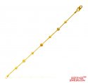 22Kt Gold TwoTone Bracelet  - Click here to buy online - 572 only..