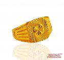 22 Karat Gold Mens Ring - Click here to buy online - 608 only..