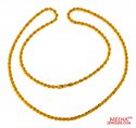 22 Kt Rope Gold Chain - Click here to buy online - 578 only..