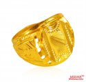 22 Karat Gold Mens Ring - Click here to buy online - 604 only..