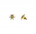 22 Kt Gold Fancy Earrings - Click here to buy online - 410 only..