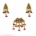 Click here to View - Gold Pendant Set (Antique finished) 