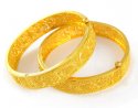 22 Kt Gold Kada(2pcs) - Click here to buy online - 2,378 only..