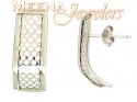 18Kt White Gold Earring - Click here to buy online - 217 only..