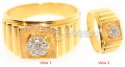 18 Kt Yellow Gold Diamond Ring - Click here to buy online - 1,047 only..