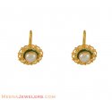 Click here to View - Gold pearl small earring 