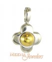 White Gold Pendant - Click here to buy online - 425 only..
