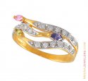 Click here to View - 22Kt Ring With Color Cz 