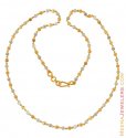 Two Tone Gold Long Chain  - Click here to buy online - 634 only..