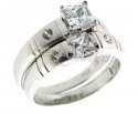 18K White Gold Ladies Rings - Click here to buy online - 252 only..